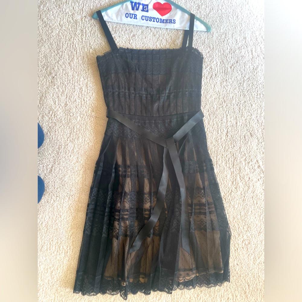 BCBG Max Azria black lace dress. Size 2